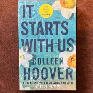 Colleen Hoover 'It Starts With Us' Book